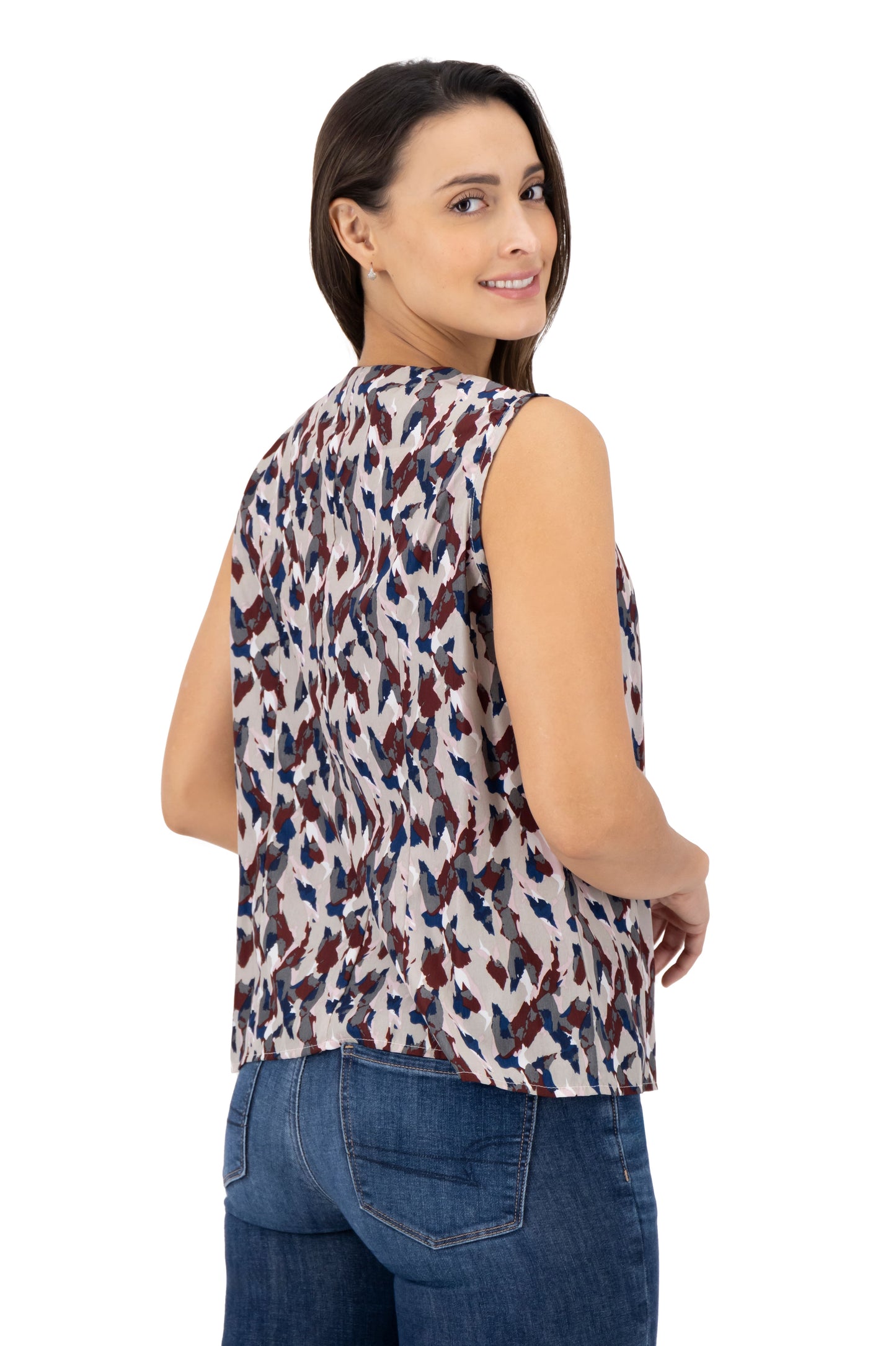 Blusa Color Militar Gris