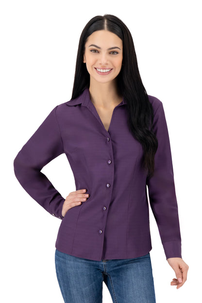 Blusa Color Morado