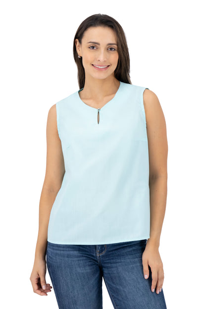 Blusa Color Azul Cielo