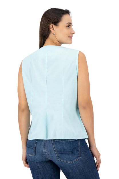 Blusa Color Azul Cielo