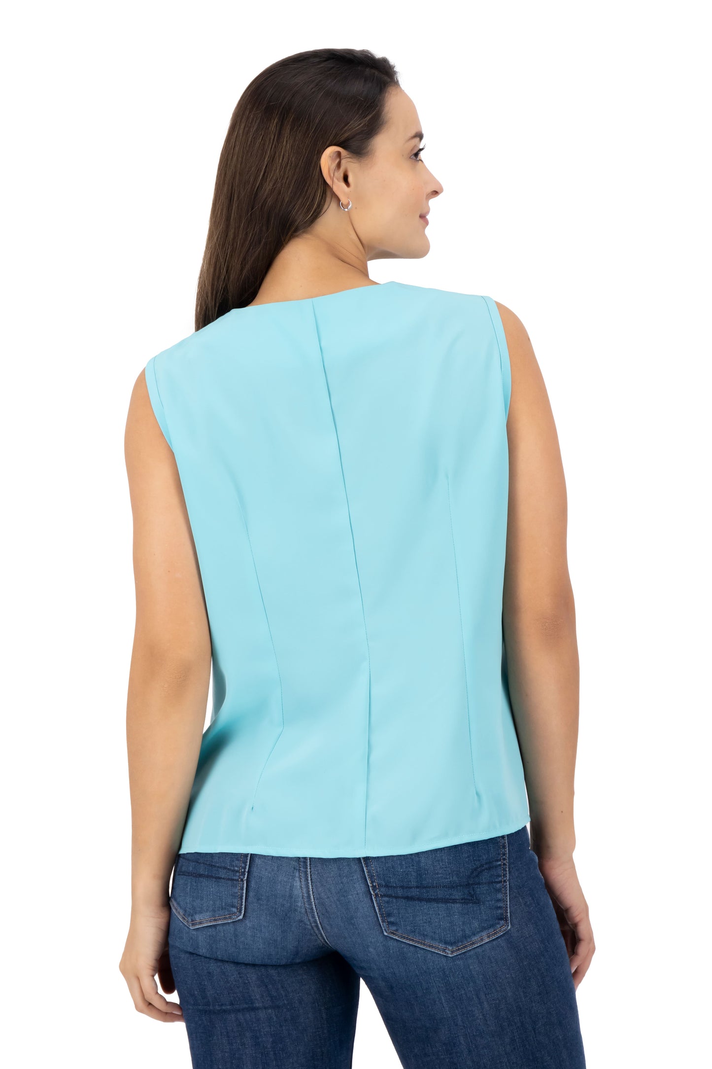 Blusa Color Azul Aqua