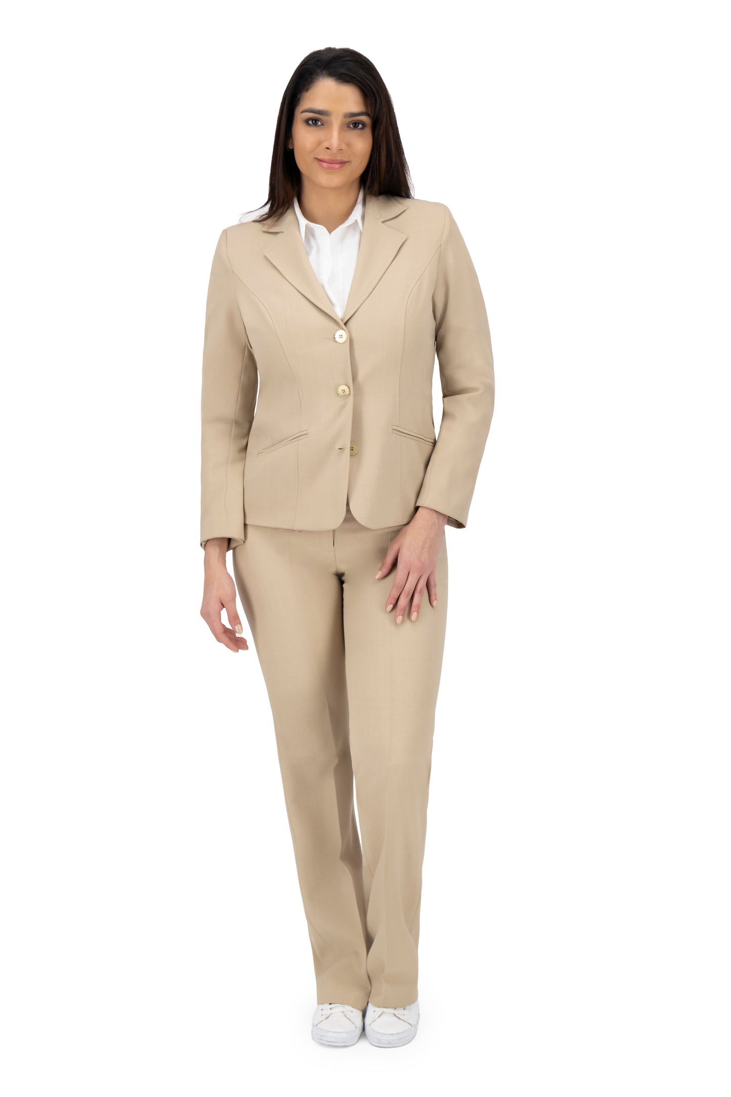 Traje (Saco/Pantalon) Color-Beige