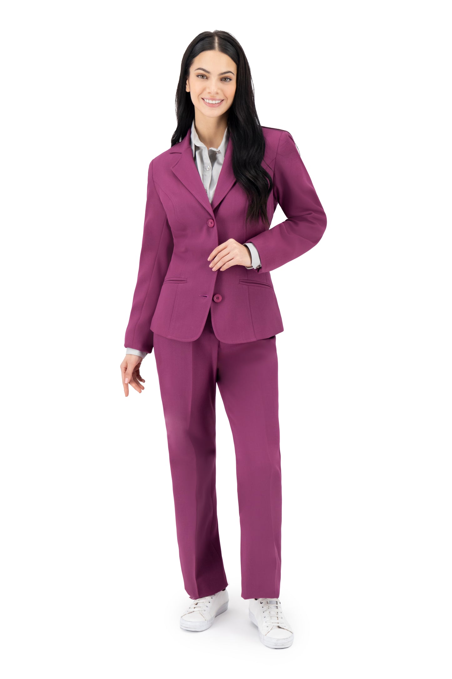 Traje (Saco/Pantalon) Color-Magenta