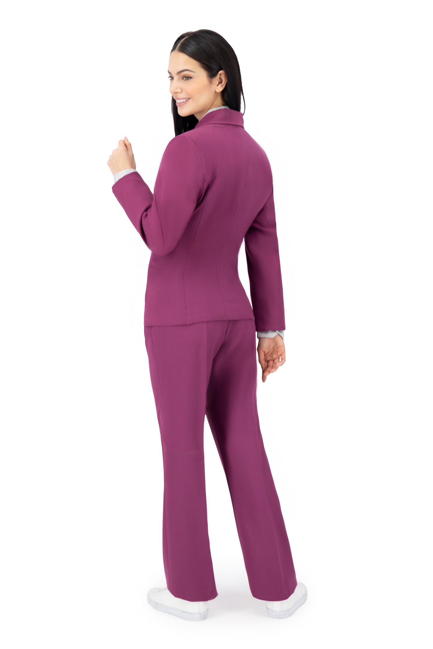 Traje (Saco/Pantalon) Color-Magenta